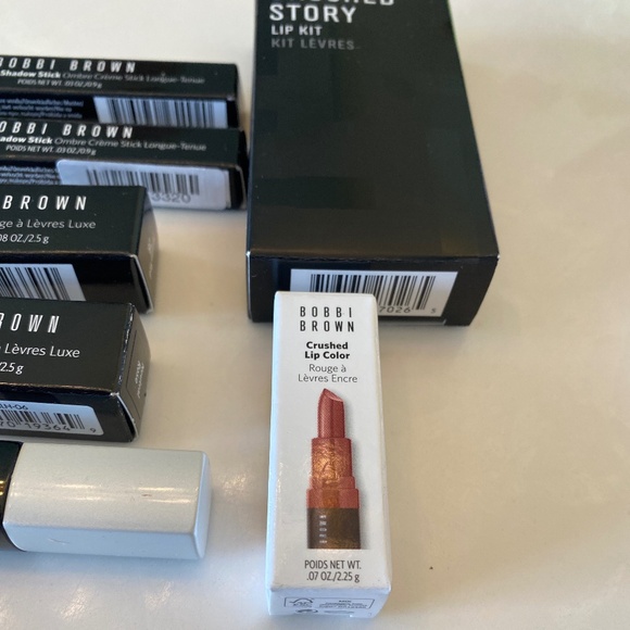 BOBBI BROWN Shadow Stick Lip & Makeup Bundle - 7 Piece Set - NEW NWT - Picture 3 of 4
